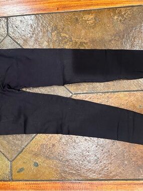 Spiritual Gangster Black Ribbed Yoga Leggings